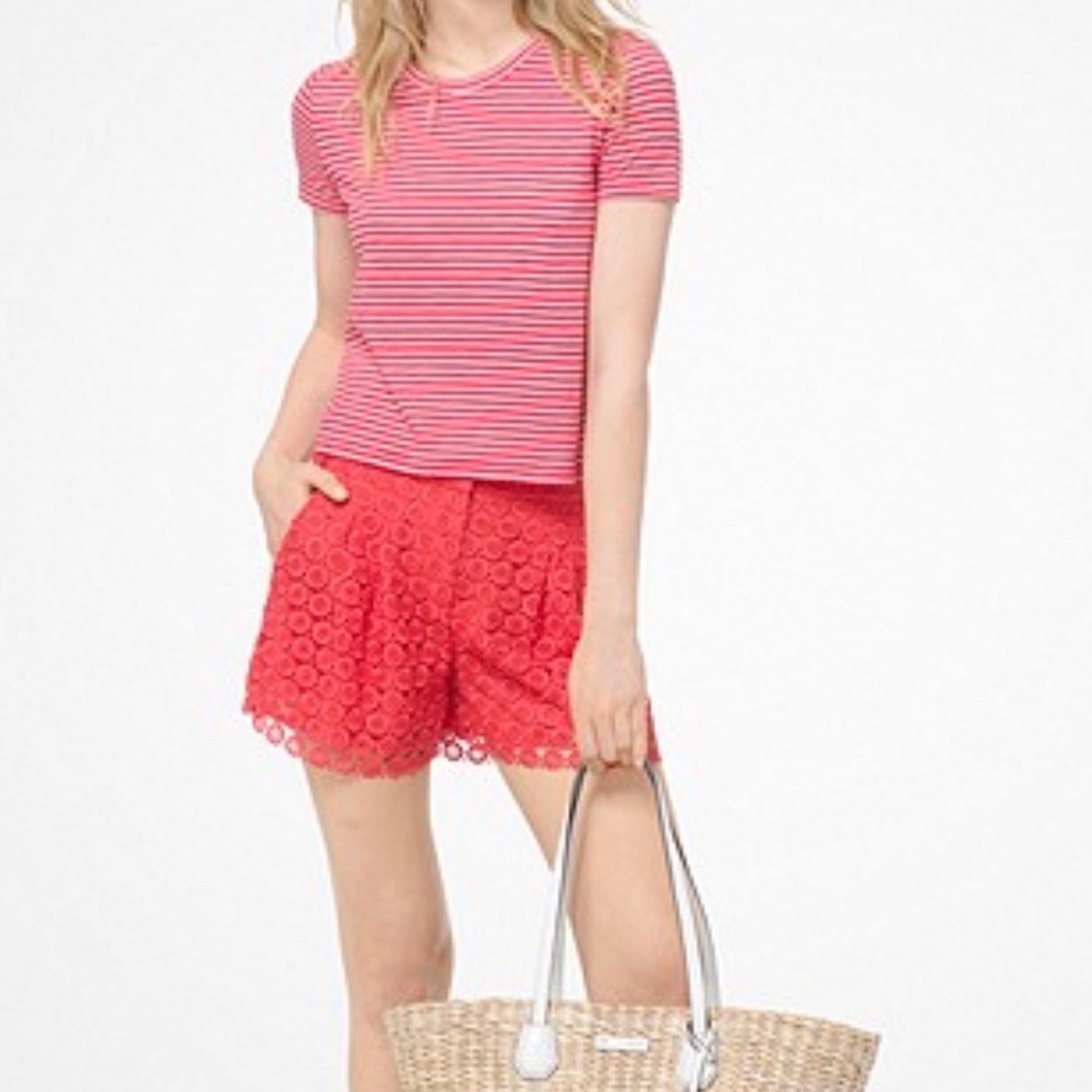 Michael Kors Striped Cotton T-Shirt